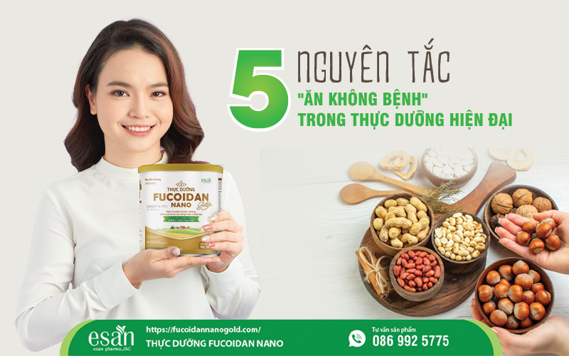 5 nguyên tắc “ăn không bệnh” trong thực dưỡng hiện đại