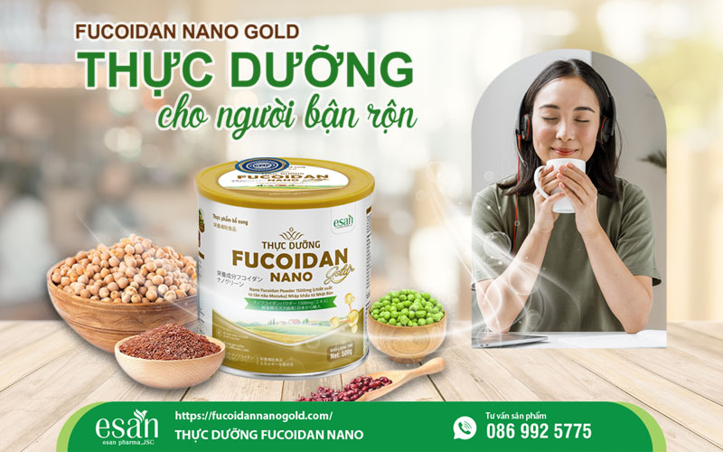 Fucoidan Nano Gold – Giải pháp thực dưỡng thông minh cho người bận rộn
