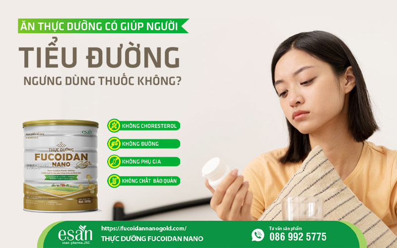 Ăn thực dưỡng có giúp người tiểu đường ngưng dùng thuốc không? 