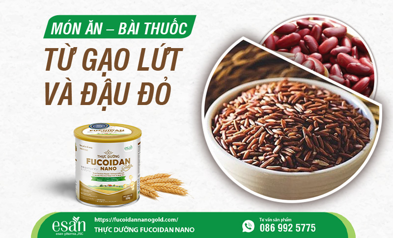 Gạo lứt đậu đỏ – Món ăn thực dưỡng cũng là bài thuốc tự nhiên