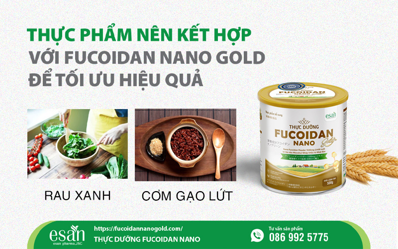 Thực phẩm nên kết hợp với thực dưỡng Fucoidan Nano Gold để tối ưu hiệu quả?