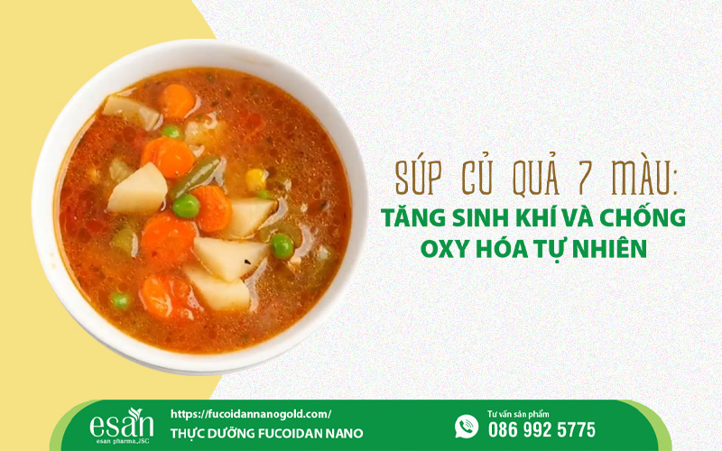 Hướng dẫn nấu súp củ cải 7 màu thực dưỡng đơn giản tại nhà