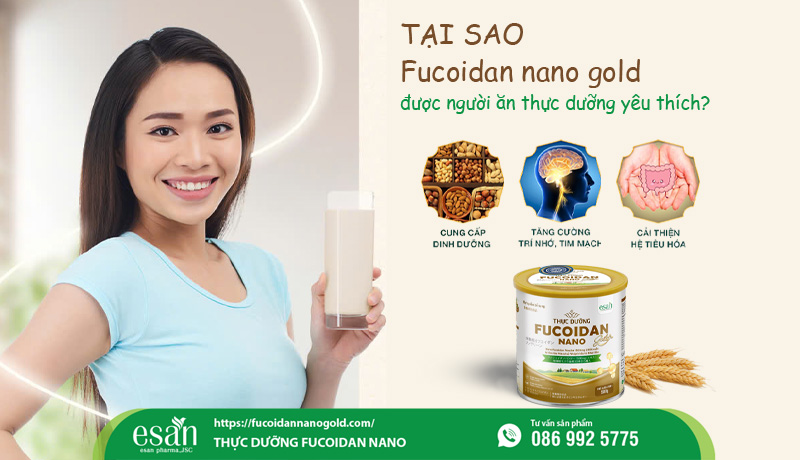 Tại sao Fucoidan Nano Gold được nhiều người tin dùng?