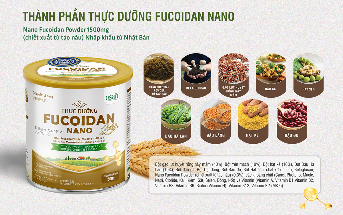 Thực dưỡng Fucoidan Nano Nhật Bản - Phương pháp bổ sung dinh dưỡng thuần thực vật