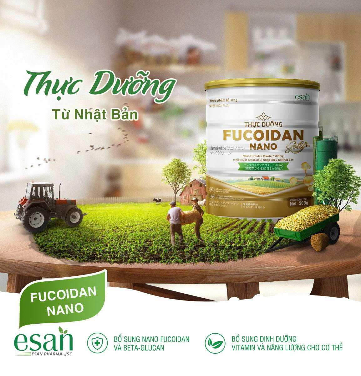 Fucoidan Nano Gold: Giải pháp hỗ trợ sức khỏe dựa trên nền tảng khoa học hiện đại